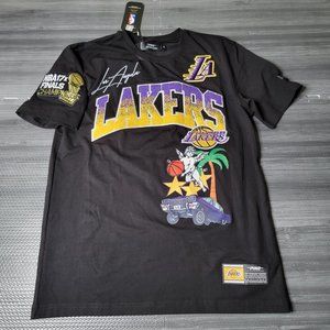 Pro Standard Black Lakers Shirt Size Small - BLL154207FC Flame 41
